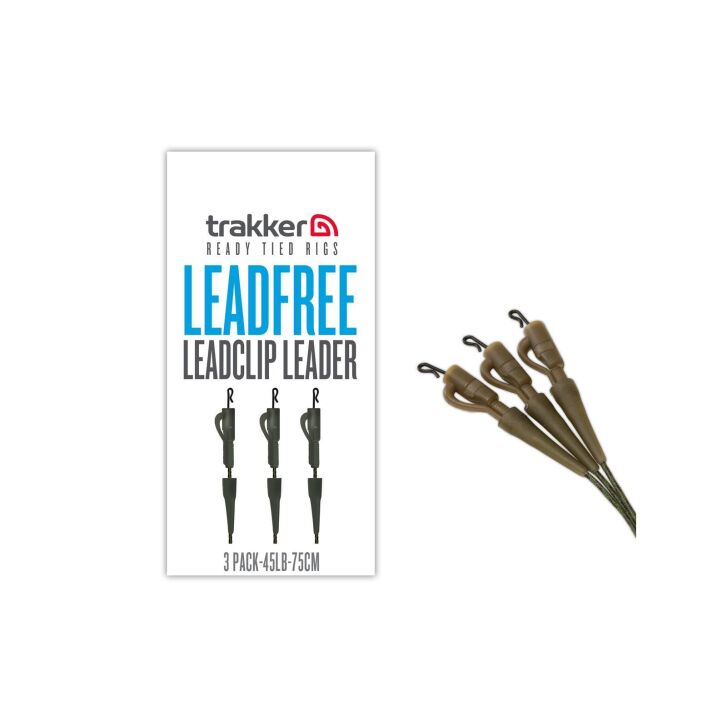 Trakker Leadfree Leadclip Leader 3 Pack (75cm)