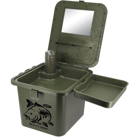 NGT Bivvy Sink Carpbrothers Bundle met Auto Tap