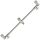 NGT 3er Buzzbar 30 - 40 cm RVS