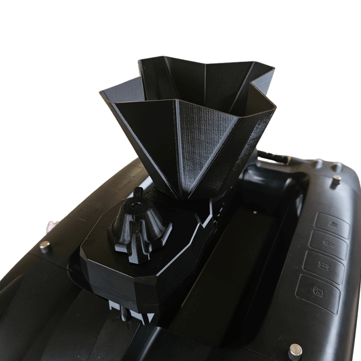 Deeper Quest voerboot + Hurricane 2 baitspreaders