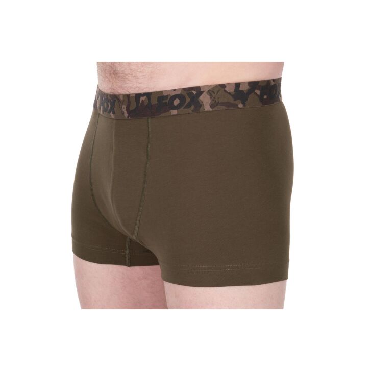 Fox Boxer Shorts 2pk khaki / black M