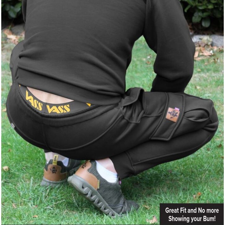 Vass Culture Fishing Cargo Jogger - Black Edition- Size XXXL
