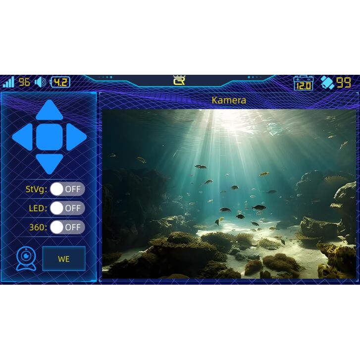 Carp Royal Falcon Pro met elektrische baitcaster en camera