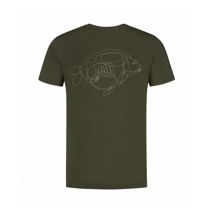Korda One Liner Tee | Olive XXXXL
