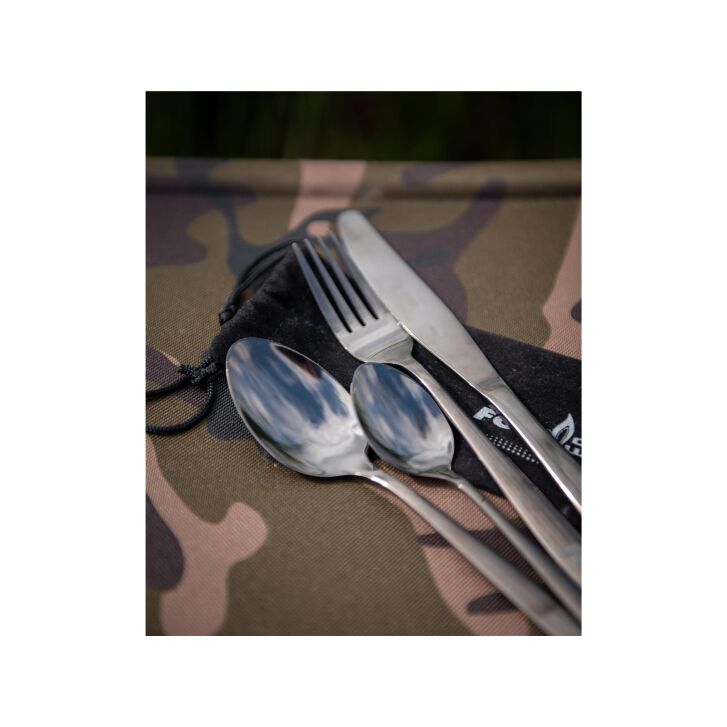 Fox Cookware Black Stainless Cutlery Set