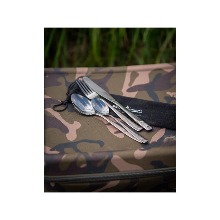 Fox Cookware Black Stainless Cutlery Set