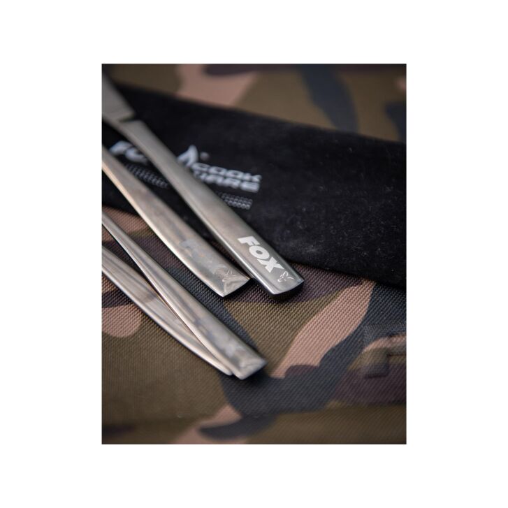 Fox Cookware Black Stainless Cutlery Set