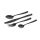 Fox Cookware Black Stainless Cutlery Set