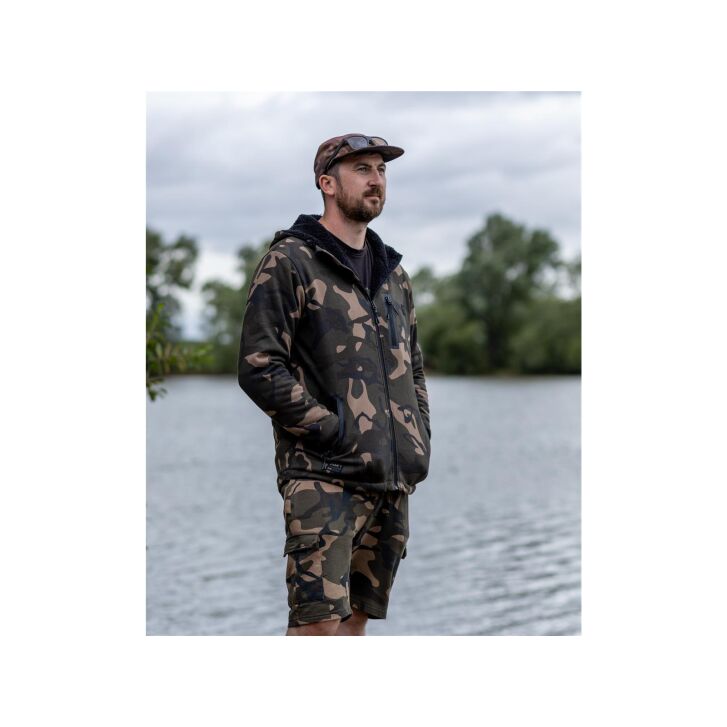Fox Camo Full Zip Prem Sherpa 310 Hoodie M