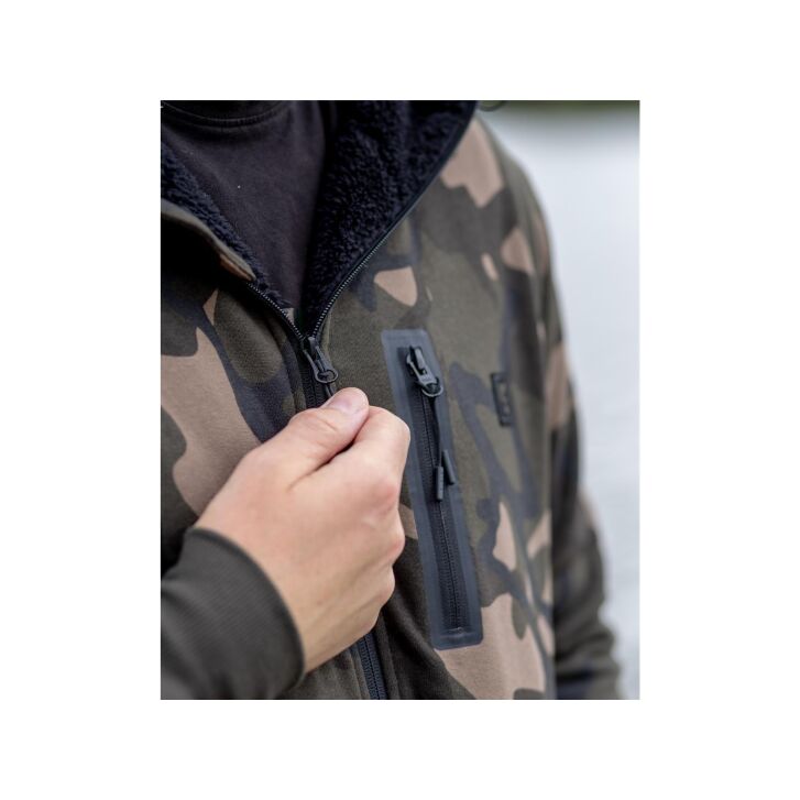 Fox Camo Full Zip Prem Sherpa 310 Hoodie M