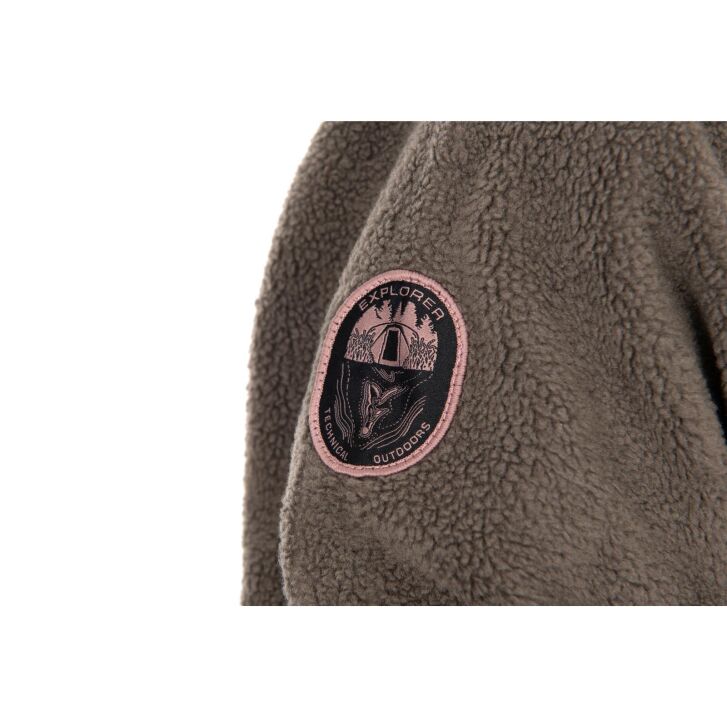 Fox Explorer Woman Fleece Hooded Jacket L 16-18