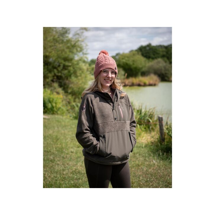 Fox Explorer Woman Fleece Hooded Jacket L 16-18