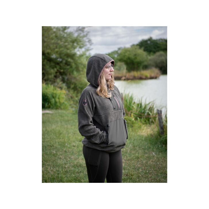 Fox Explorer Woman Fleece Hooded Jacket L 16-18