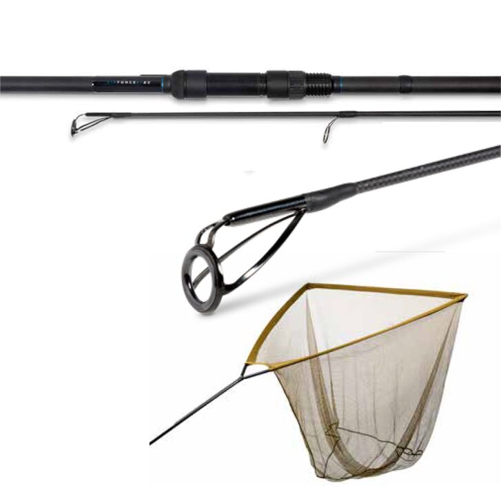 3 X Nash Air Force F20 13ft 3.75lb + Landing Net