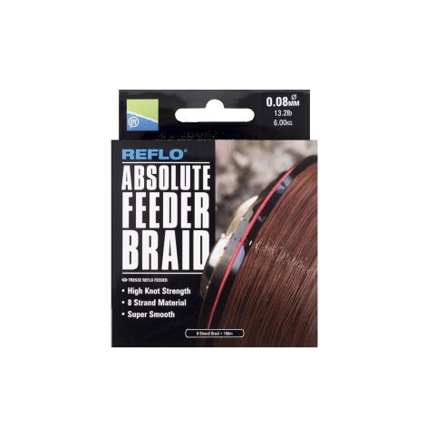 Preston Reflo Absolute Feeder Braid - 0.12mm