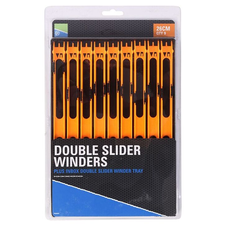 Preston Double Slider Winders 26cm In A Tray
