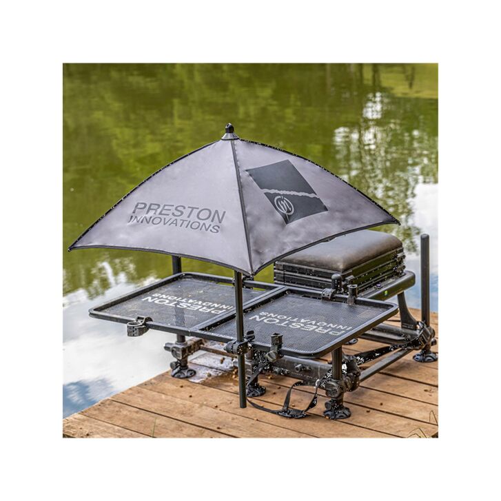 Preston Offbox Grey Bait Brolly