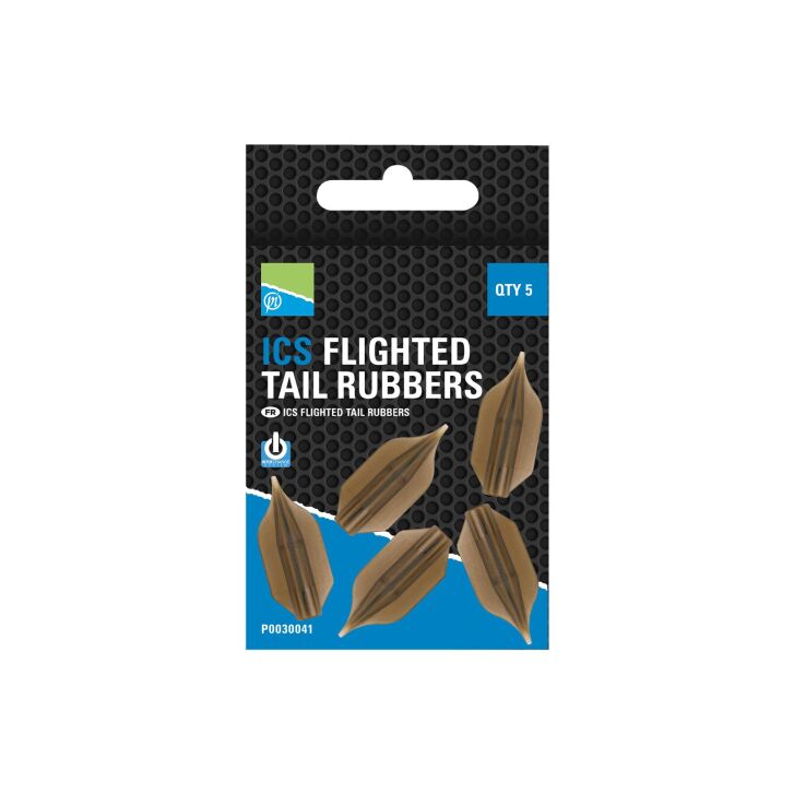 Preston Ics Flighted Tail Rubbers