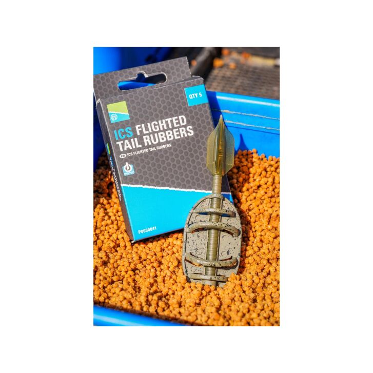 Preston Ics Flighted Tail Rubbers