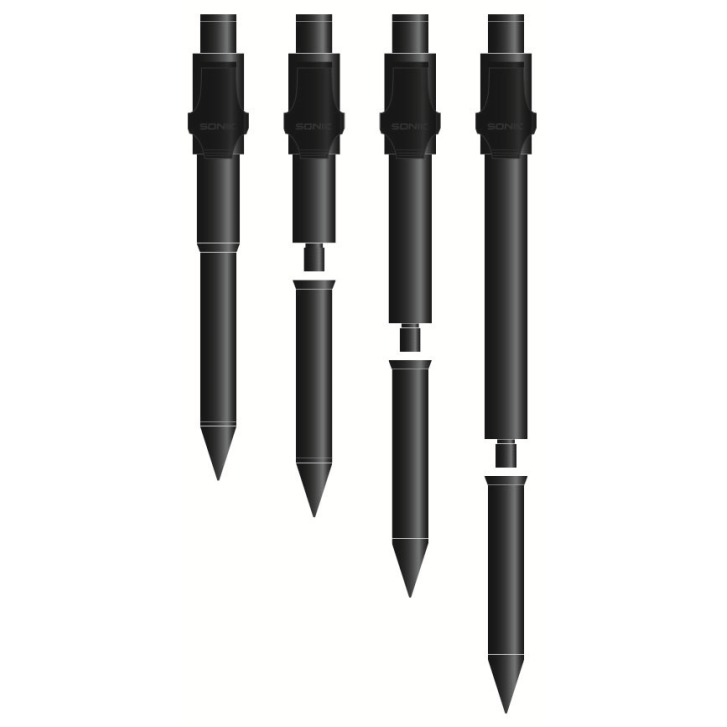 SONIK STANZ  SPLIT STICK 12" (30.5cm) TWISTLOCK