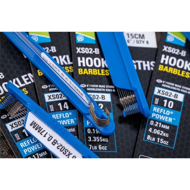 Preston 6"/15cm Mag Store Hooklength 16 Xs02-B