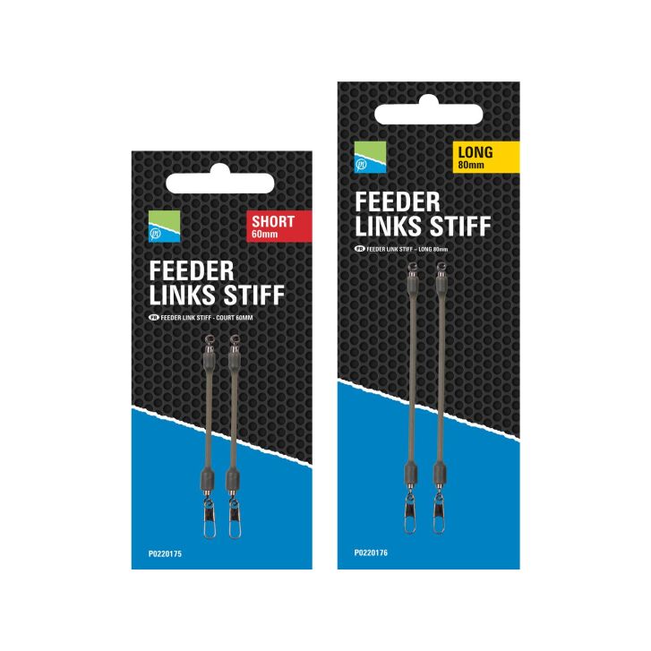 Preston Feeder Links Stiff Long 80mm
