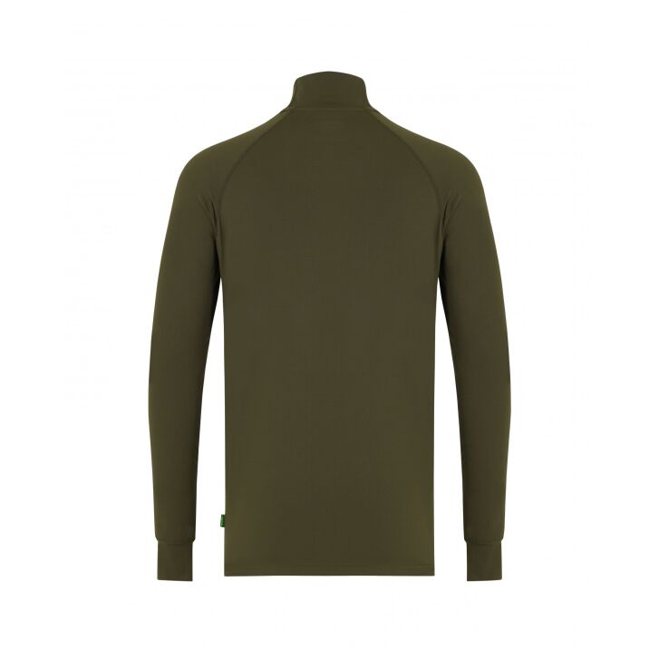 Korda Mock Neck Thermal LS Shirt | Dark Olive L