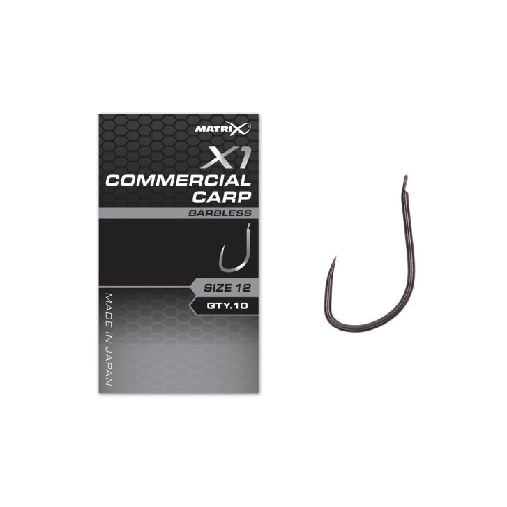 Matrix X1 Commercial Carp Size 12 Barbless
