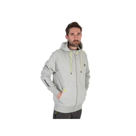 Matrix Full Zip Hoody Marl Grey Lime Black Edition XXL