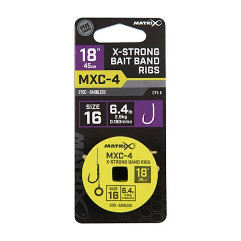 Matrix MXC-4 Size 16 Barbless / 0.18mm / 18" (45cm)...