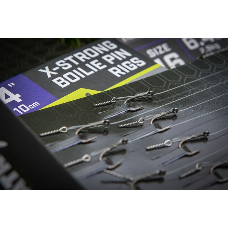 Matrix MXC-4 Size 14 Barbless / 0.20mm / 4" (10cm) / X-Strong Boilie Pin - 8pcs