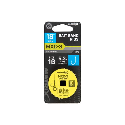 Matrix MXC-3 Size 16 Barbless / 0.165mm / 18" (45cm)...