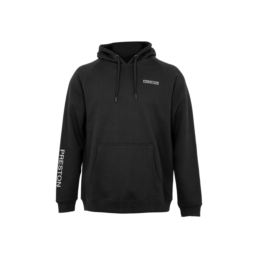 Preston Black French Terry Hoodie | Feeder & Match Bekleidung | Pullover