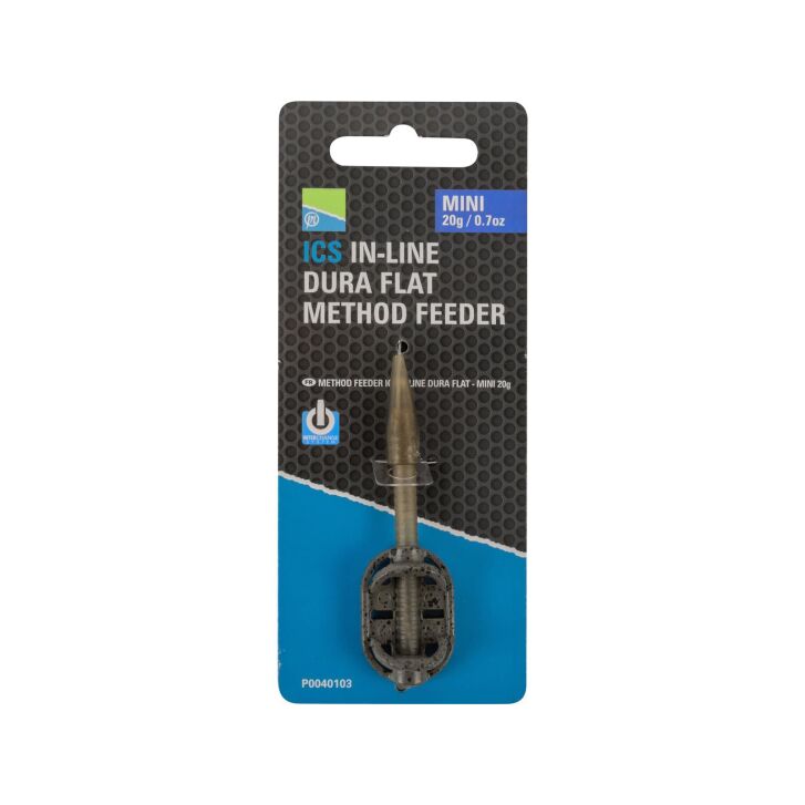 Preston Ics Inline Dura Flat Method Feeder - Mini 15G