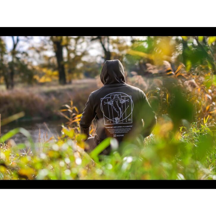 Sonik HOODY L BY THINK FISHY ART