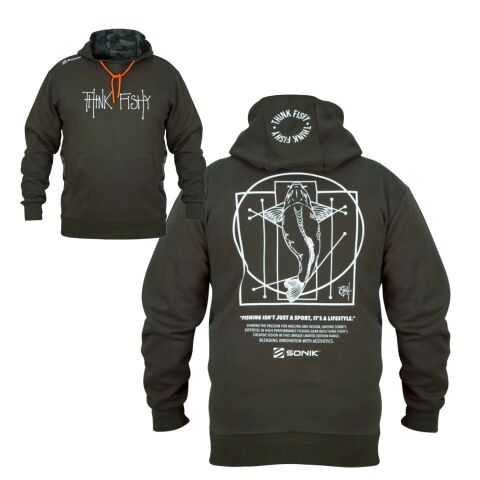 Sonik HOODY L BY THINK FISHY ART