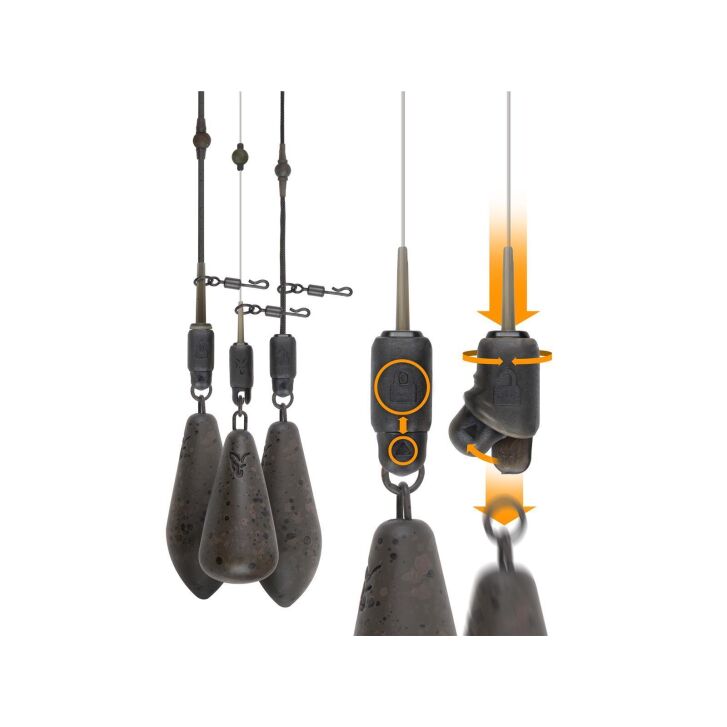 Fox Edges Naturals Heli-Clip 3pcs