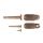 Fox Edges Naturals Heli-Clip 3pcs