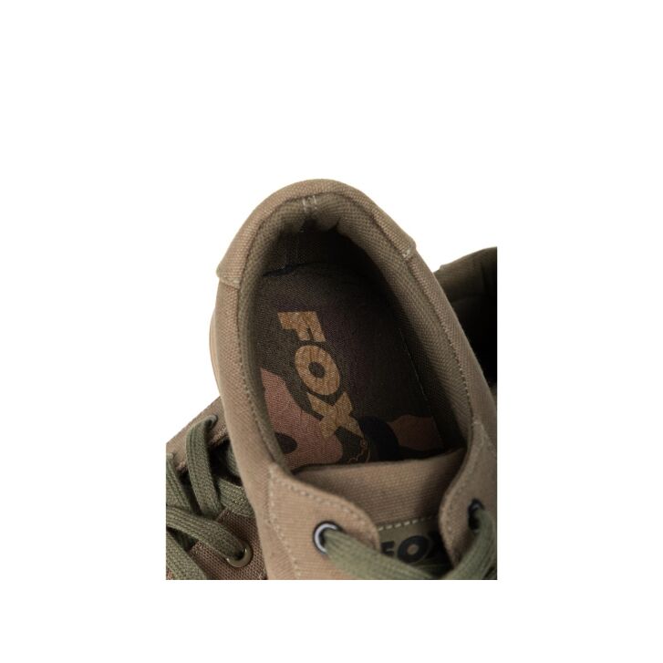 Fox Khaki Canvas Shoe