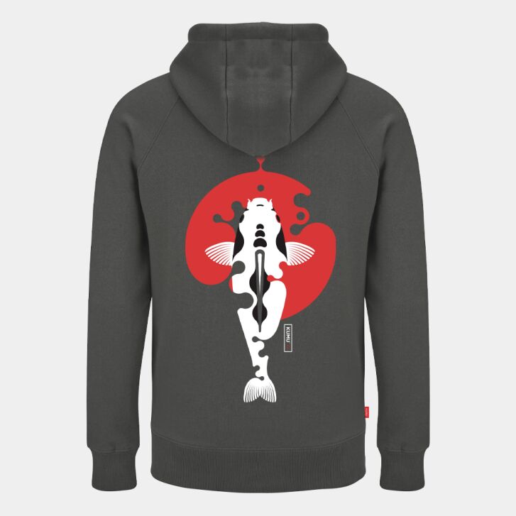 Kumu Rising Sun Hoodie Grey XL