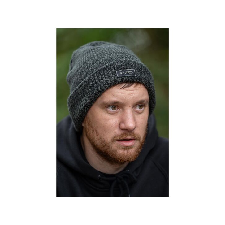 Avid Marl Knit Beanie - Green
