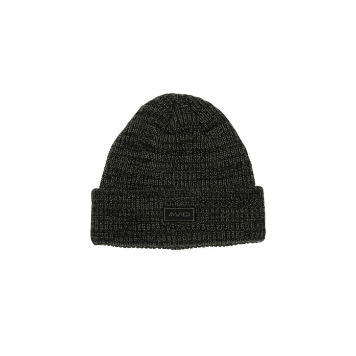 Avid Marl Knit Beanie - Green