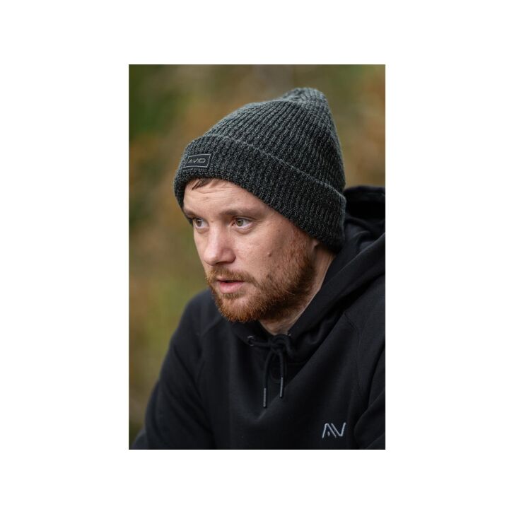 Avid Marl Knit Beanie - Green