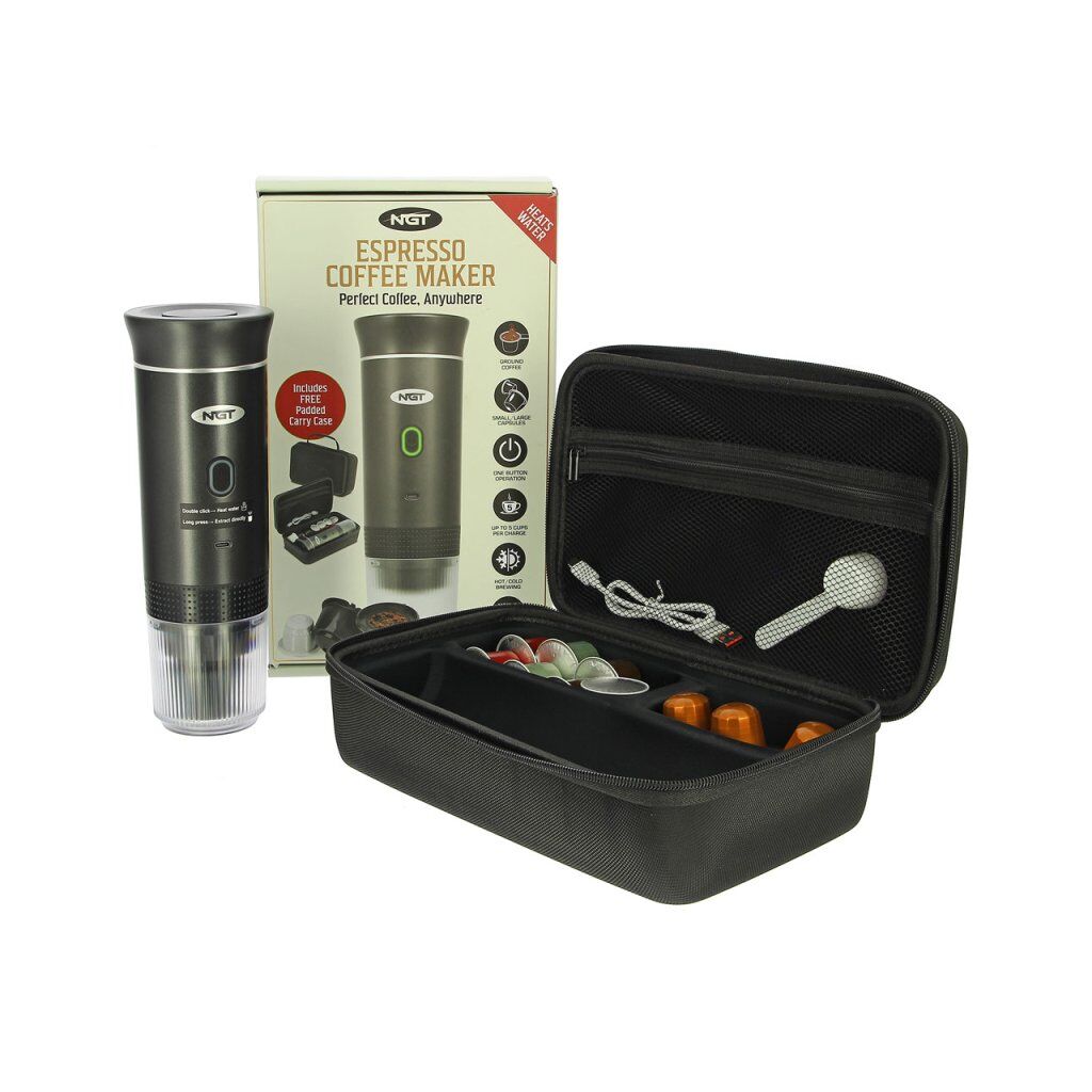 NGT draagbare 3-in-1-Koffiemachine en Case | Toebehoren