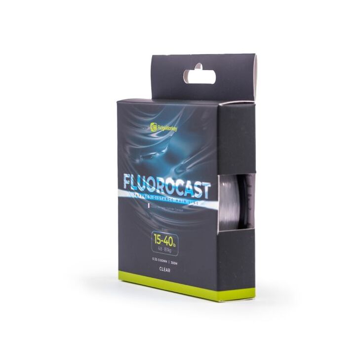 RidgeMonkey FluoroCast Tapered Distance Mainline 15-40lb 0.33-0.60mm 300m Clear