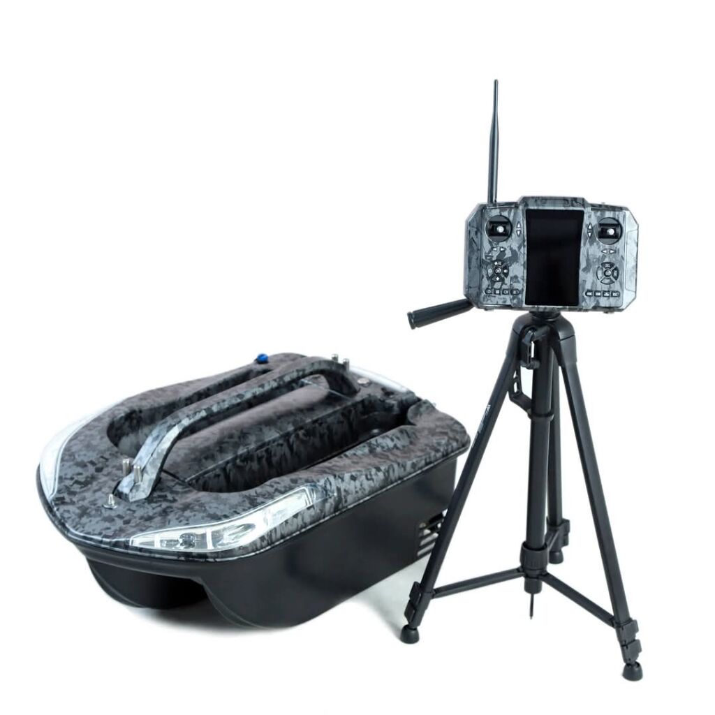 BaitStar Pro AllinOne Pulse Red Sonar voerboot Camo | Voerboten & Toebehoren