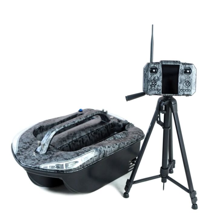 BaitStar Pro AllinOne Pulse Red Sonar voerboot Carbon