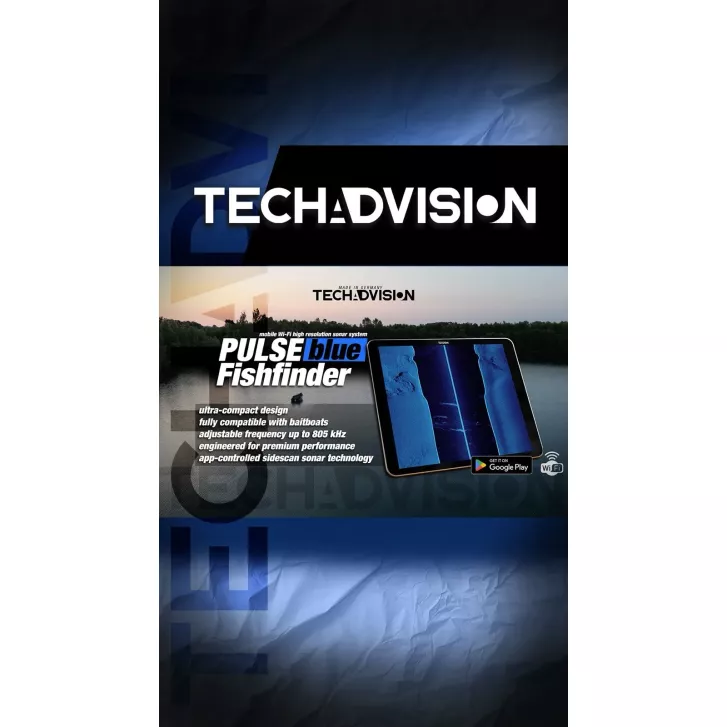 BaitStar Pro All-in-One – Pulse Blue Edition Side + Downscan zwart