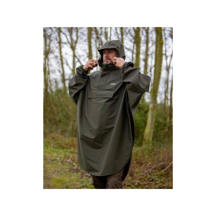 Fox Khaki Poncho - One Size