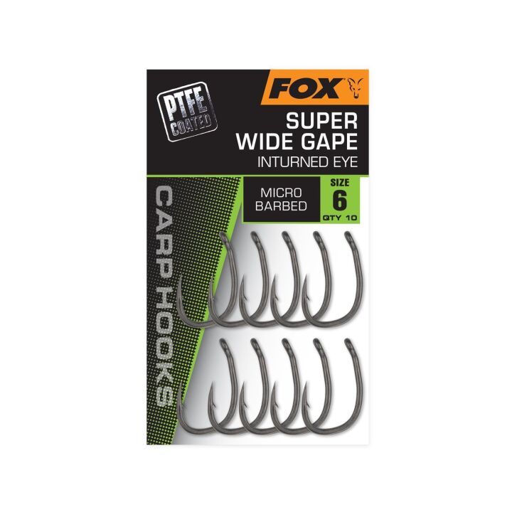 Fox Super Wide Gape (inturned Eye) - Size 2